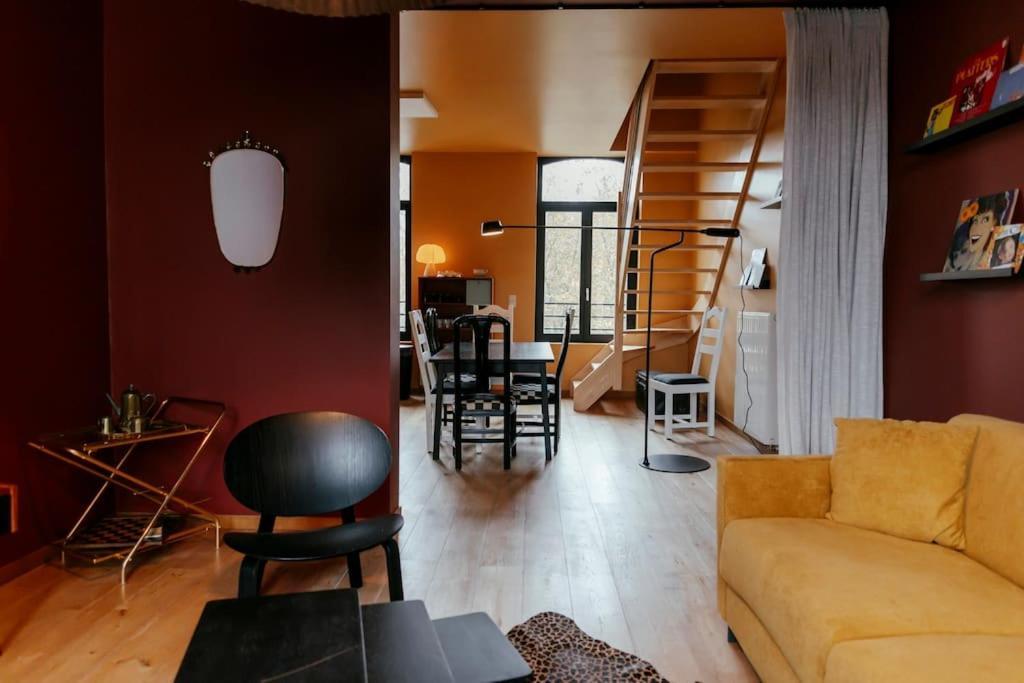 Le Retro Chic - Grand Duplex Pour 6 Dans Le Centre Daire Liège Dış mekan fotoğraf