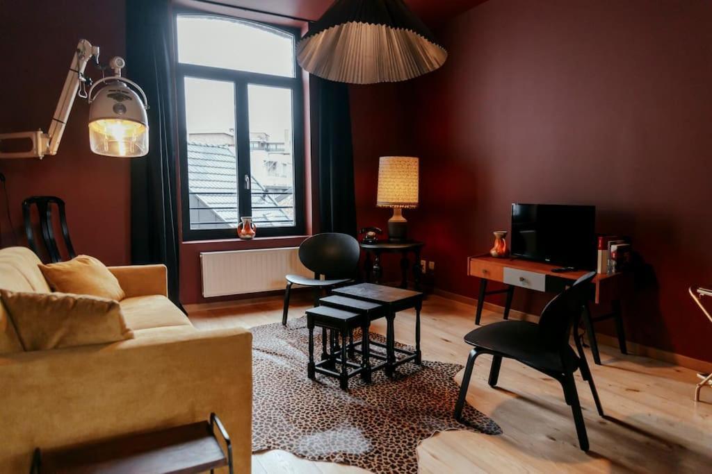 Le Retro Chic - Grand Duplex Pour 6 Dans Le Centre Daire Liège Dış mekan fotoğraf